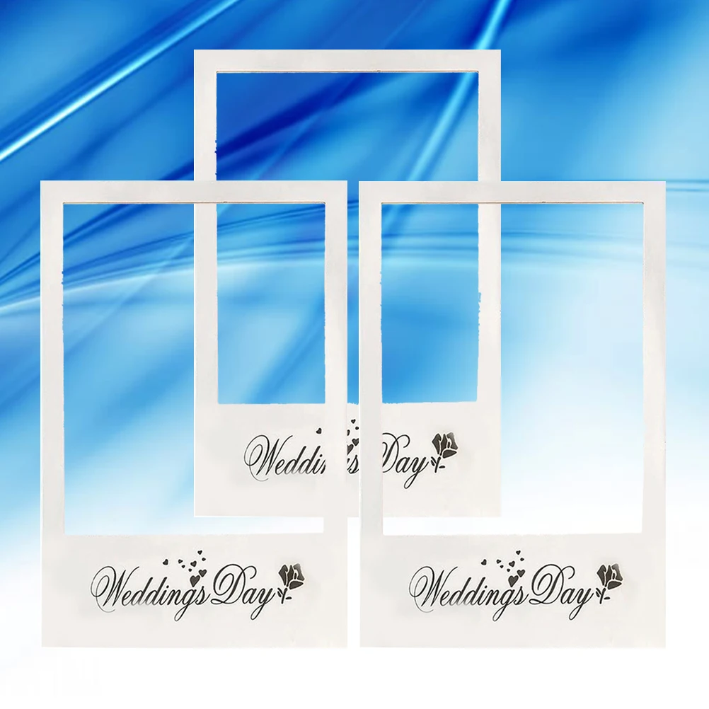 3 Pcs Couple Photo Frame Bridal Decorations Multiple Wedding Photography Diy Prop Getting Married Booth Girl Baby
3 Pcs Couple Photo Frame Bridal Decorations Multiple Wedding Photography Diy Prop Getting Married Booth Girl Baby