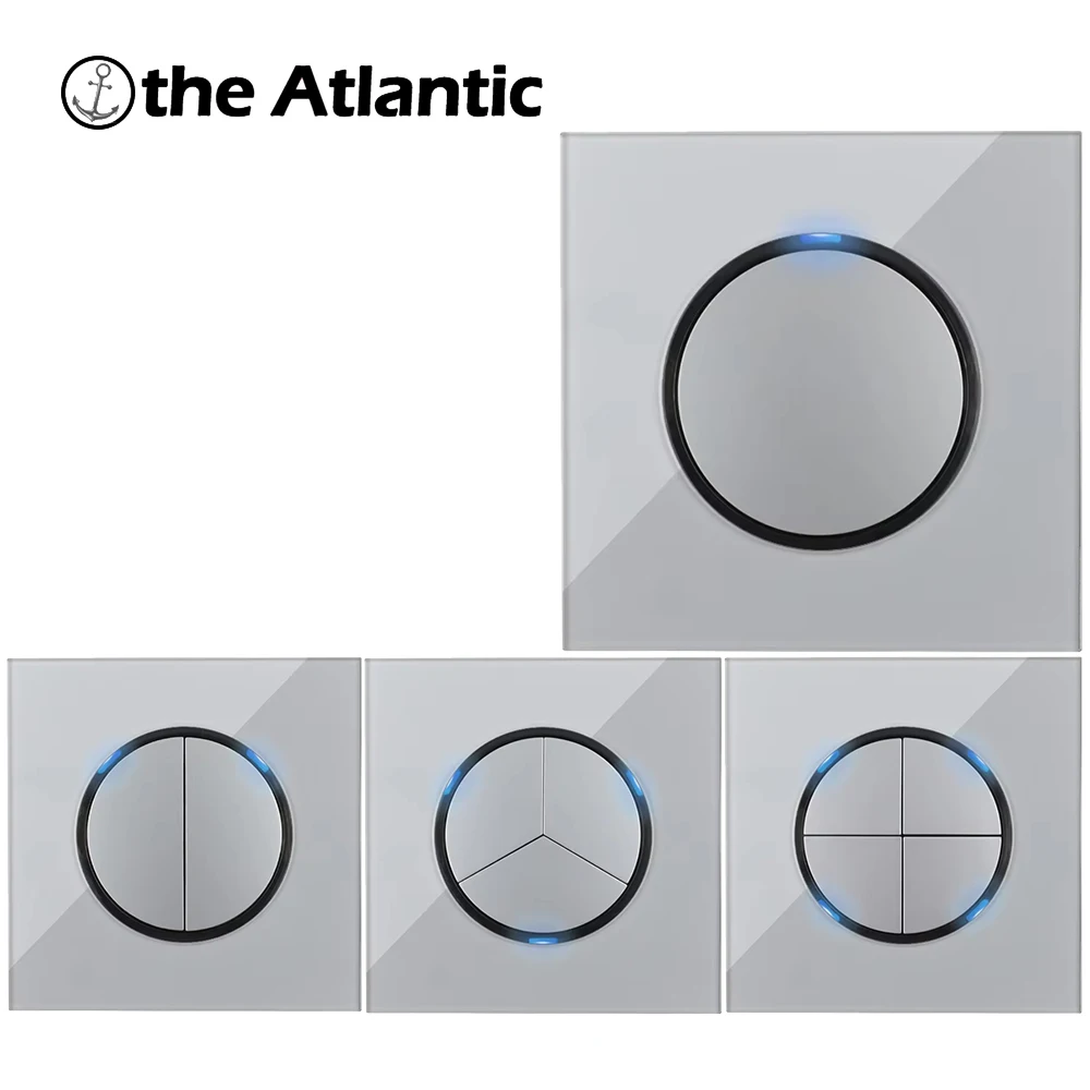 Стандартный круглый кнопочный переключатель, настенный переключатель света, кнопочный переключатель со светодиодным индикатором, 16 А, 250 В, 86 мм * 86 мм, серое, серебряное стекло 
Стандартный круглый кнопочный переключатель, настенный переключатель света, кнопочный переключатель со светодиодным индикатором, 16 А, 250 В, 86 мм * 86 мм, серое, серебряное стекло