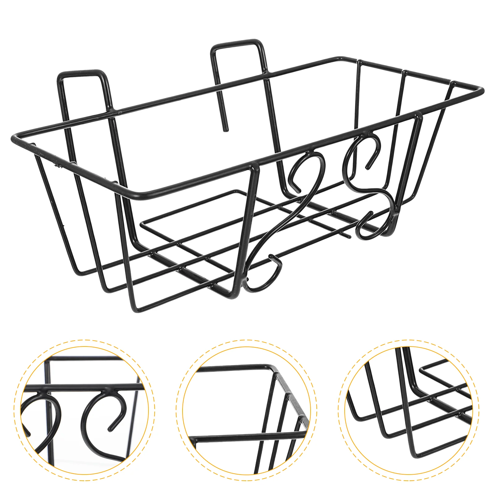 Iron Flower Stand Rectangle Railing Planter Flowerpot Hanging Rack Display Decorations
Iron Flower Stand Rectangle Railing Planter Flowerpot Hanging Rack Display Decorations