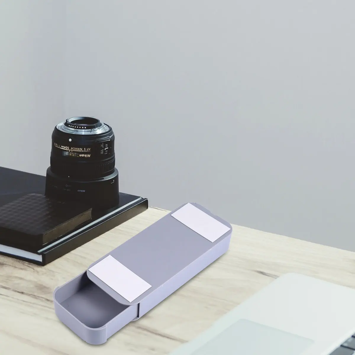 1Pcs Plastic ABS Grey Drawer Storage Box Hidden Under Table Desk Organizer Pen Stationery Holder Drawer Storage Box
1Pcs Plastic ABS Grey Drawer Storage Box Hidden Under Table Desk Organizer Pen Stationery Holder Drawer Storage Box
