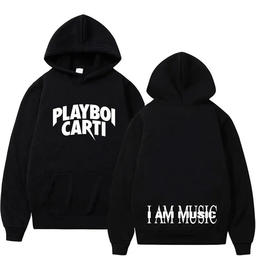 Playboi Carti I AM MUSIC 2025 Album Logo Merch Hoodie Men Women Hip Hop Vintage Streetwear Fashion Opium Rap Pullover Hoodies
Playboi Carti I AM MUSIC 2025 Album Logo Merch Hoodie Men Women Hip Hop Vintage Streetwear Fashion Opium Rap Pullover Hoodies