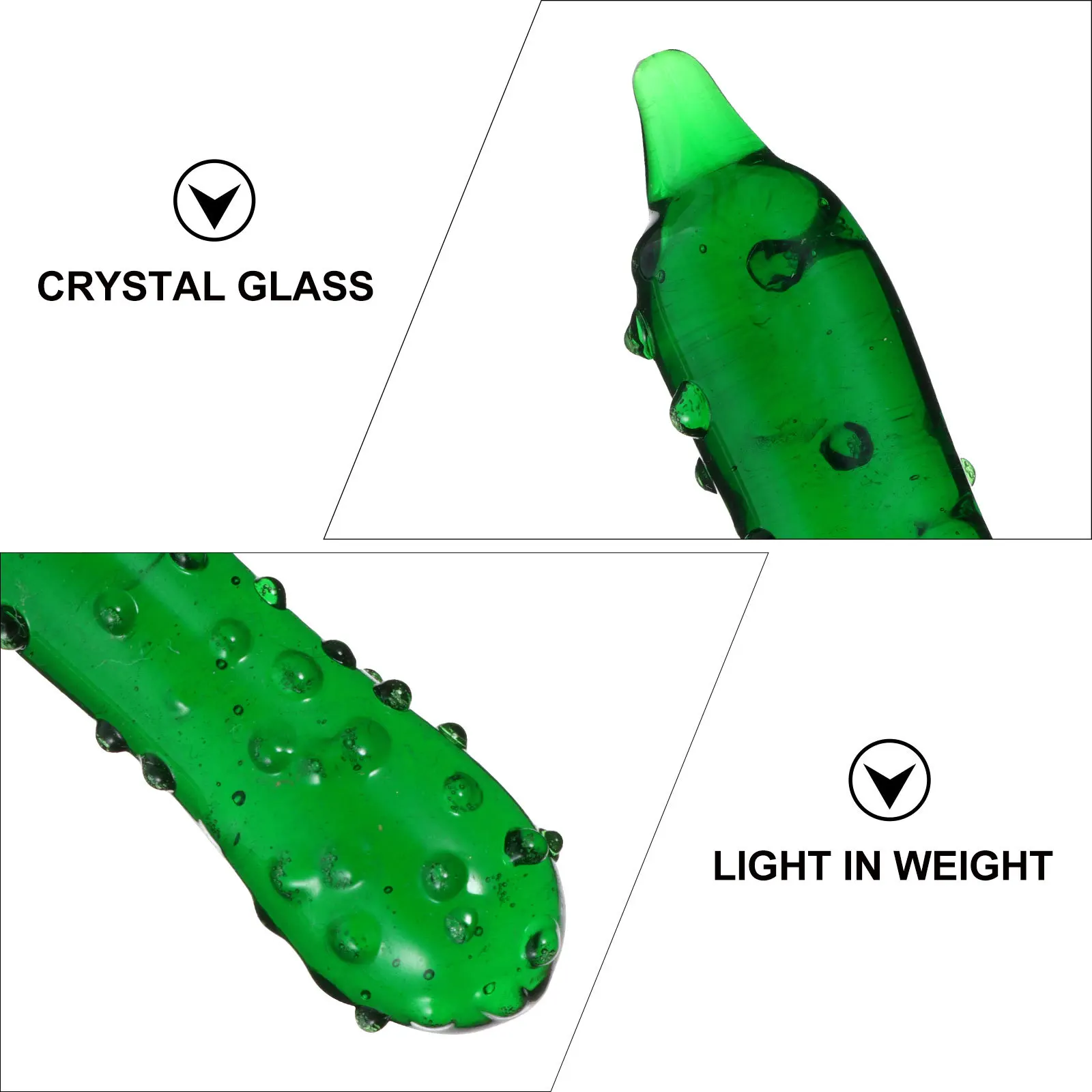 1Pcs Glass Vegetable Ornament Desktop Cucumber Shape Decoration Cute Tabletop Adornment Home Living Room Ornament
1Pcs Glass Vegetable Ornament Desktop Cucumber Shape Decoration Cute Tabletop Adornment Home Living Room Ornament