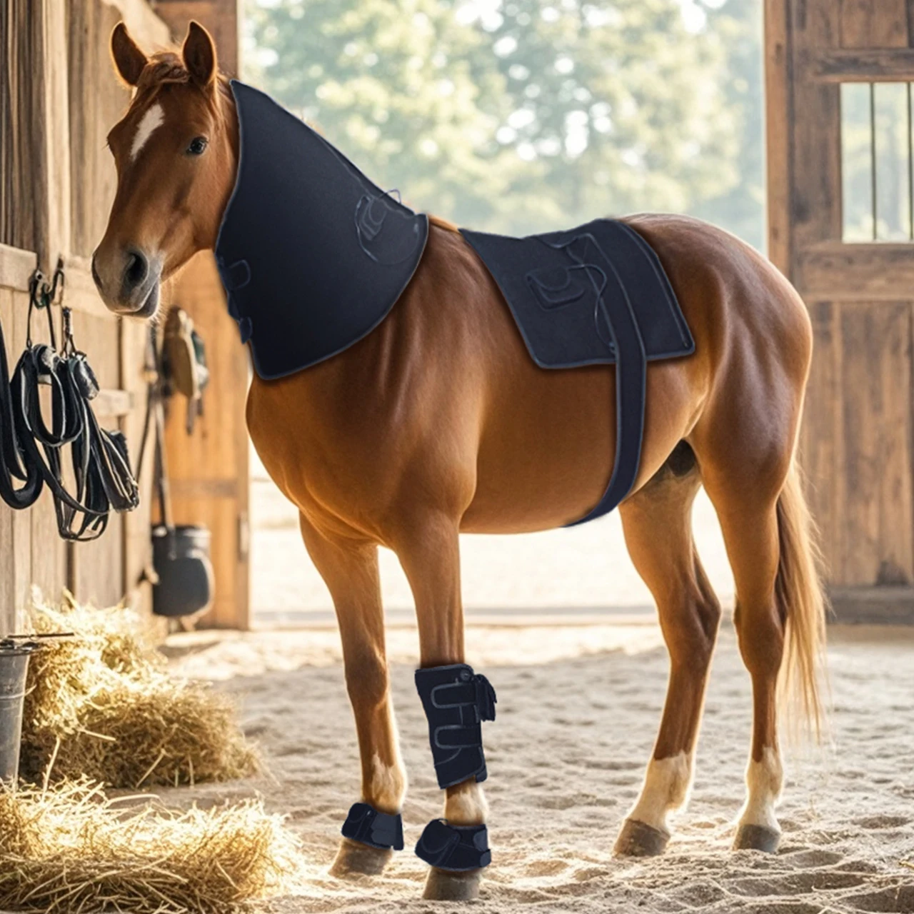 SINOCO Medium 5W Red Light Hoof Therapy Wrap Device Photon Therapy Instrument For Horse Withers Legs Equine Healthcare Lighting
SINOCO Medium 5W Red Light Hoof Therapy Wrap Device Photon Therapy Instrument For Horse Withers Legs Equine Healthcare Lighting