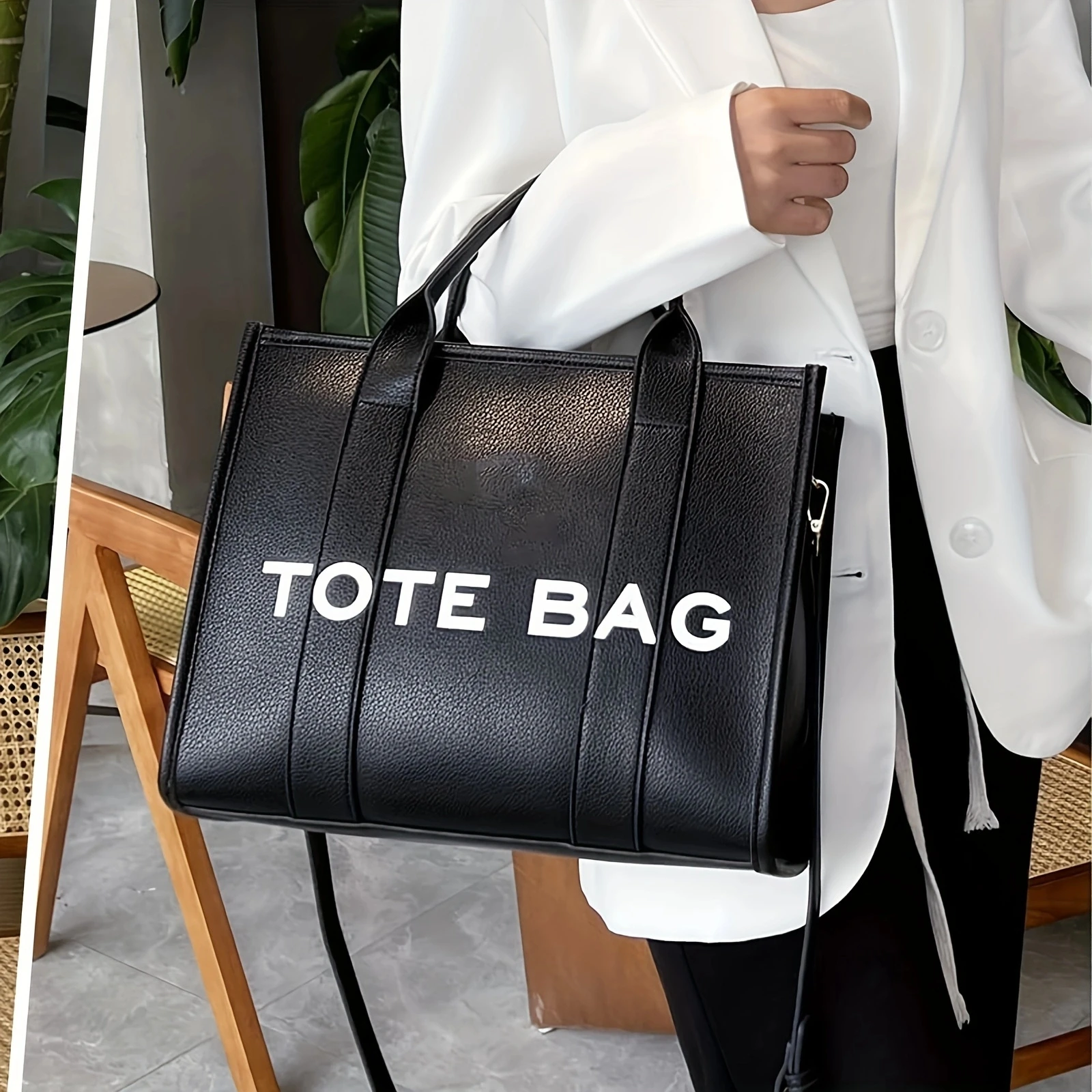 Tote Bag For Women, Trendy PU Leather Handbag, Top Handle Satchel Purse, Casual Crossbody Bag
Tote Bag For Women, Trendy PU Leather Handbag, Top Handle Satchel Purse, Casual Crossbody Bag