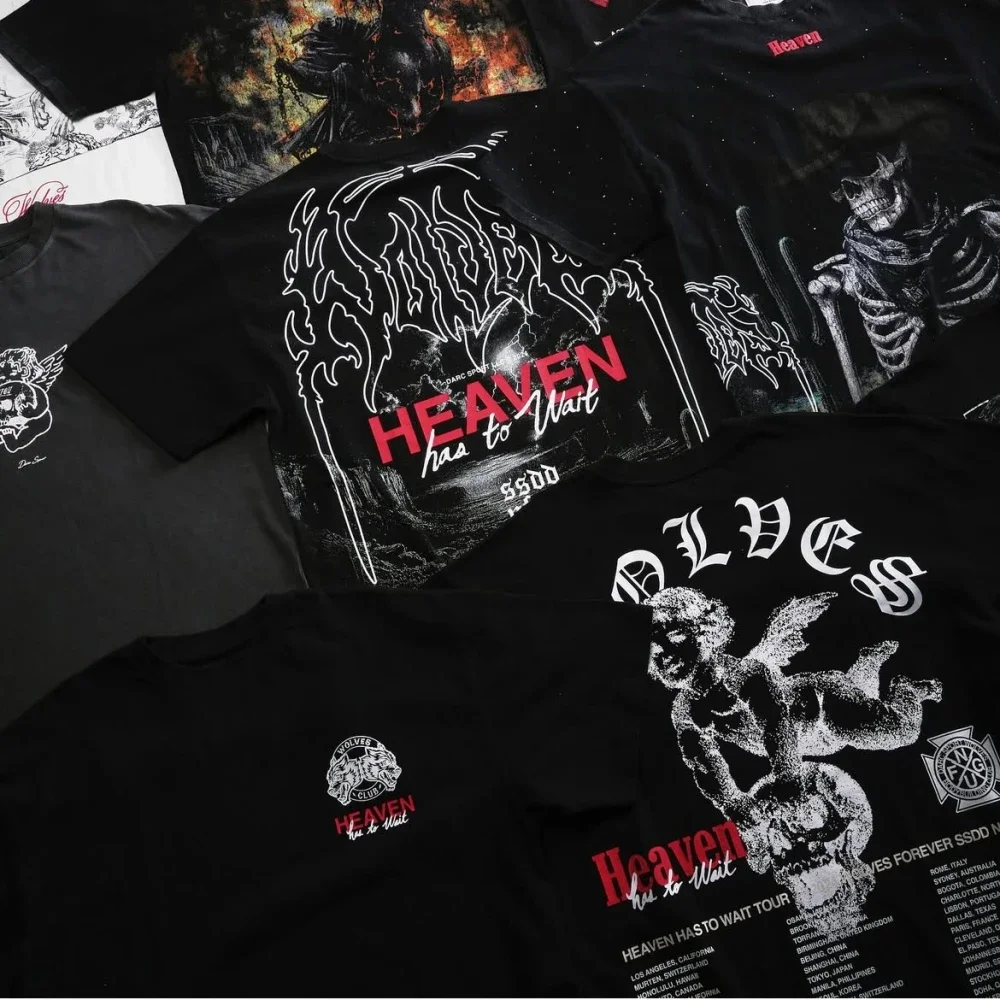 WOLVES CLUB GUARDIAN CHERUB "PREMIUM" OVERSIZED UNISEX TEE Men T-Shirt Brand Y2K Top American Street Hip-hop Cotton TShirts Cbum
WOLVES CLUB GUARDIAN CHERUB "PREMIUM" OVERSIZED UNISEX TEE Men T-Shirt Brand Y2K Top American Street Hip-hop Cotton TShirts Cbum