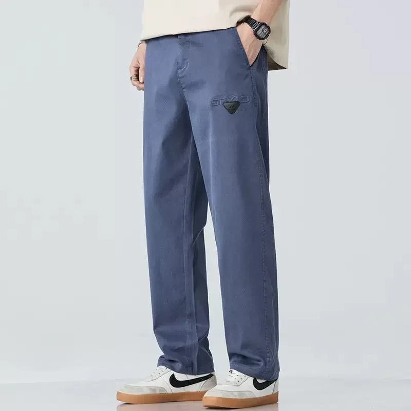 Spring And Summer New Fashion Trend Ice Silk Breathable Straight Leg Pants For Men's Casual Loose Sports High-Quality Pants
Spring And Summer New Fashion Trend Ice Silk Breathable Straight Leg Pants For Men's Casual Loose Sports High-Quality Pants