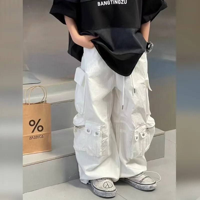 2025 Boys' Thin Casual Pants, Children's Hip Hop Street Dance Loose Trendy Cool Korean Edition Summer Mosquito Pants
2025 Boys' Thin Casual Pants, Children's Hip Hop Street Dance Loose Trendy Cool Korean Edition Summer Mosquito Pants