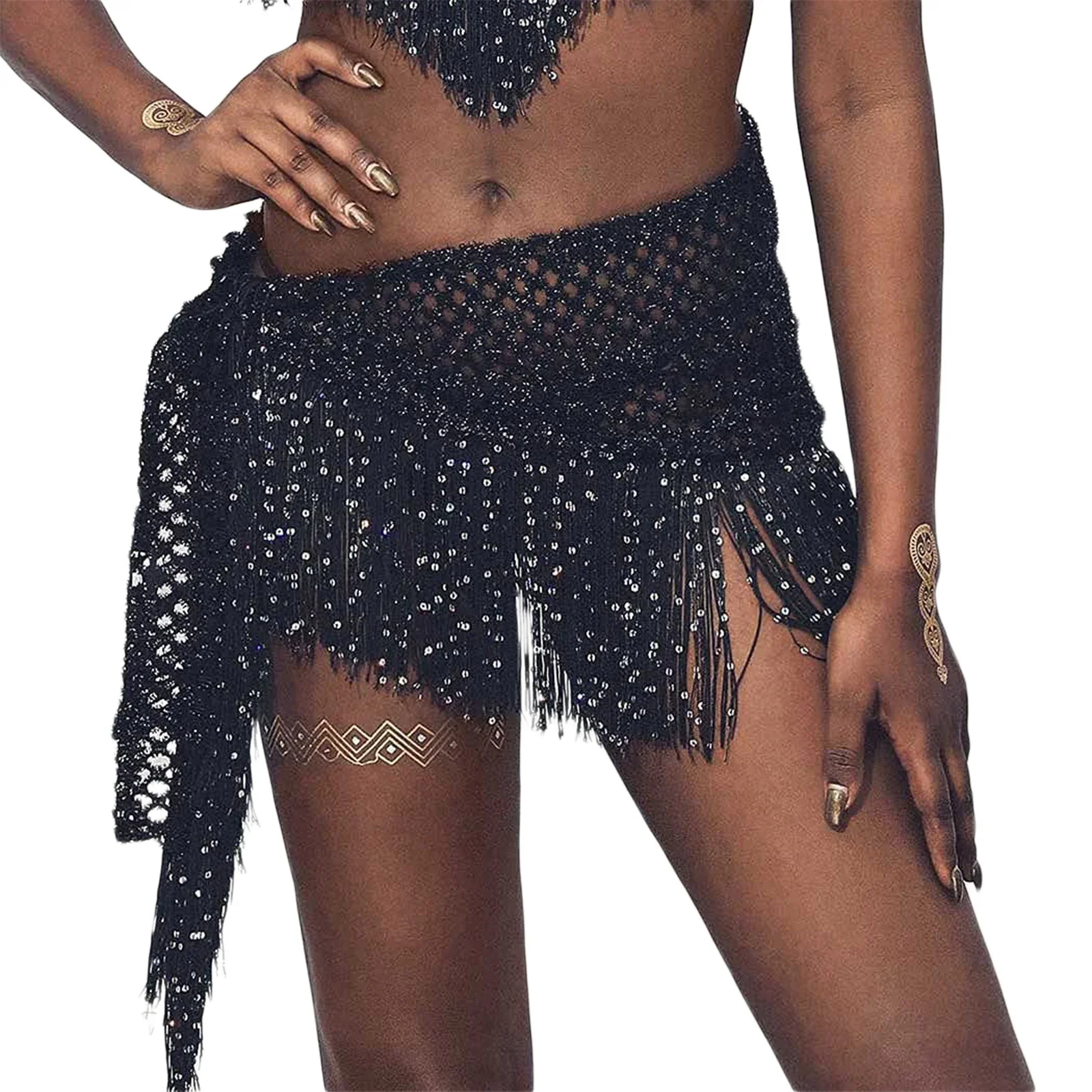 2025 Women's y2k Summer Belly Dance Hip Skirt, Aesthetic Sequin Tassel Scarf Beach Party Stage Performance Streetwear
2025 Women's y2k Summer Belly Dance Hip Skirt, Aesthetic Sequin Tassel Scarf Beach Party Stage Performance Streetwear