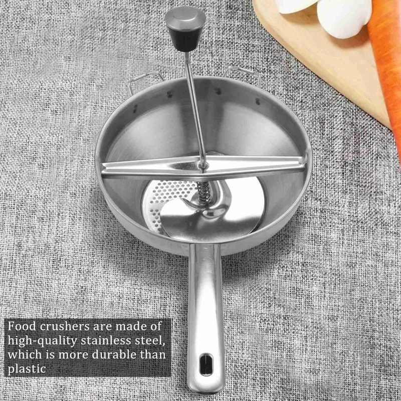 A46T Stainless Steel Rotary Food Mill Great for Making Puree or Soups of Vegetables Tomatoes Creative Home Kitchen Tools
A46T Stainless Steel Rotary Food Mill Great for Making Puree or Soups of Vegetables Tomatoes Creative Home Kitchen Tools