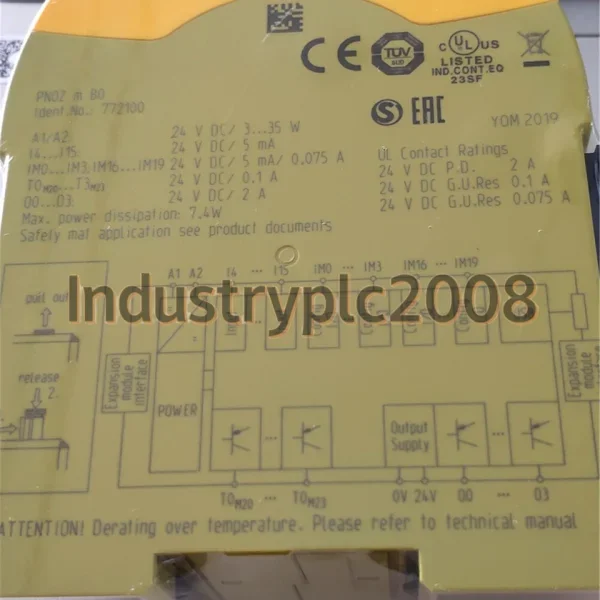 772100 Original MB0 Brand New Safety Relay for PLC Programming Industrial Control with RS485 Communication Interface
772100 Original MB0 Brand New Safety Relay for PLC Programming Industrial Control with RS485 Communication Interface