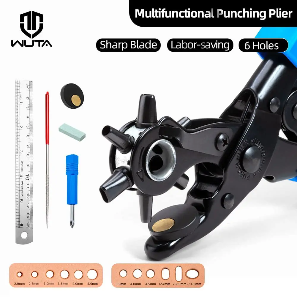 Leather Belt Hole Puncher Tool For Home Use Multi Functional Punching Plier Watch Strap Cutter
Leather Belt Hole Puncher Tool For Home Use Multi Functional Punching Plier Watch Strap Cutter