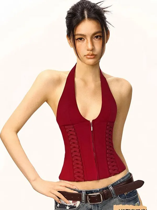 Красный женский летний топ-бюстье Fibone с бретельками и вкладышами для груди, сексуальный, модный, для пышных форм
Красный женский летний топ-бюстье Fibone с бретельками и вкладышами для груди, сексуальный, модный, для пышных форм