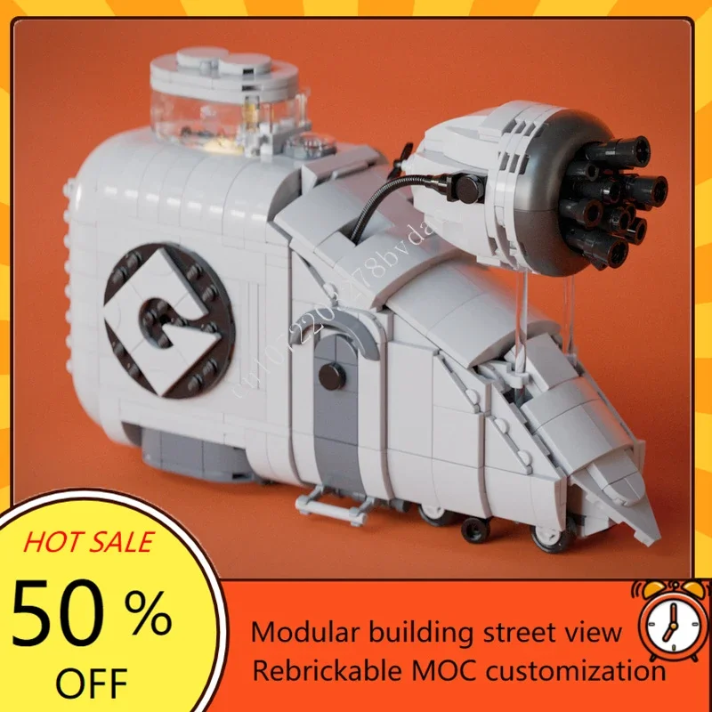 564 шт. MOC Speed Champions Модель автомобиля Grumobile-Gru, строительные блоки, технологические кирпичи, сделай сам, креативная сборка, детские игрушки, подарки
564 шт. MOC Speed Champions Модель автомобиля Grumobile-Gru, строительные блоки, технологические кирпичи, сделай сам, креативная сборка, детские игрушки, подарки