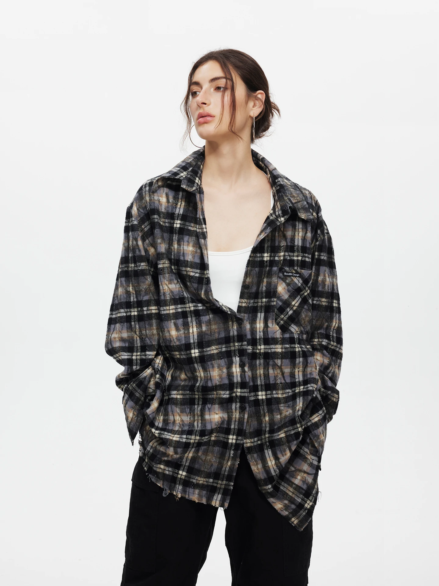American Sle Oversize irt Boyfriend Loose Fit Plaid Long Sve Cotton Casual irt Men's Regular Fit Button down
American Sle Oversize irt Boyfriend Loose Fit Plaid Long Sve Cotton Casual irt Men's Regular Fit Button down