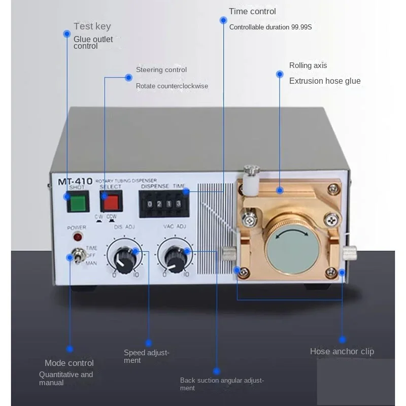 Useful Segmented Digital Display Dispenser Automatic Peristaltic Glue Applicator Water Instant Dry Glue Dispenser tools XZ383 
Useful Segmented Digital Display Dispenser Automatic Peristaltic Glue Applicator Water Instant Dry Glue Dispenser tools XZ383