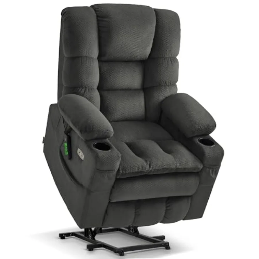 Triple Motor Lay Flat Power Lift Recliner Chair for Tall Elderly, Infinite Position, Massage, Dual Heating, Adjustable Headrest
Triple Motor Lay Flat Power Lift Recliner Chair for Tall Elderly, Infinite Position, Massage, Dual Heating, Adjustable Headrest