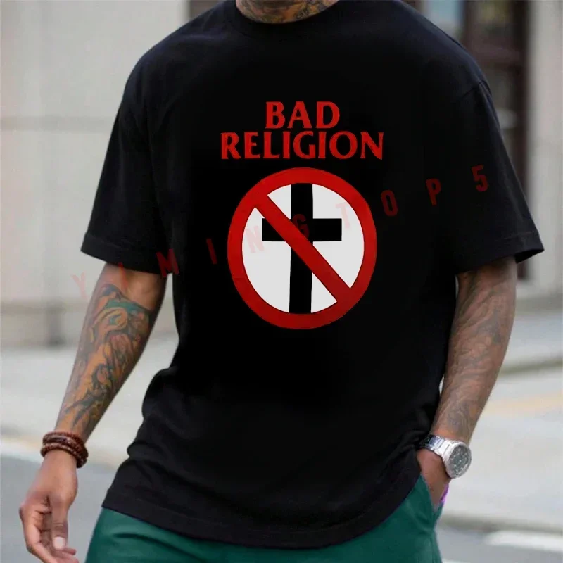 Bad Religion Classic TShirt Black Ropa Dehombre Motorcycle Cotton Tshirt Funny Men Summer Short-Sleeve Top Tees
Bad Religion Classic TShirt Black Ropa Dehombre Motorcycle Cotton Tshirt Funny Men Summer Short-Sleeve Top Tees