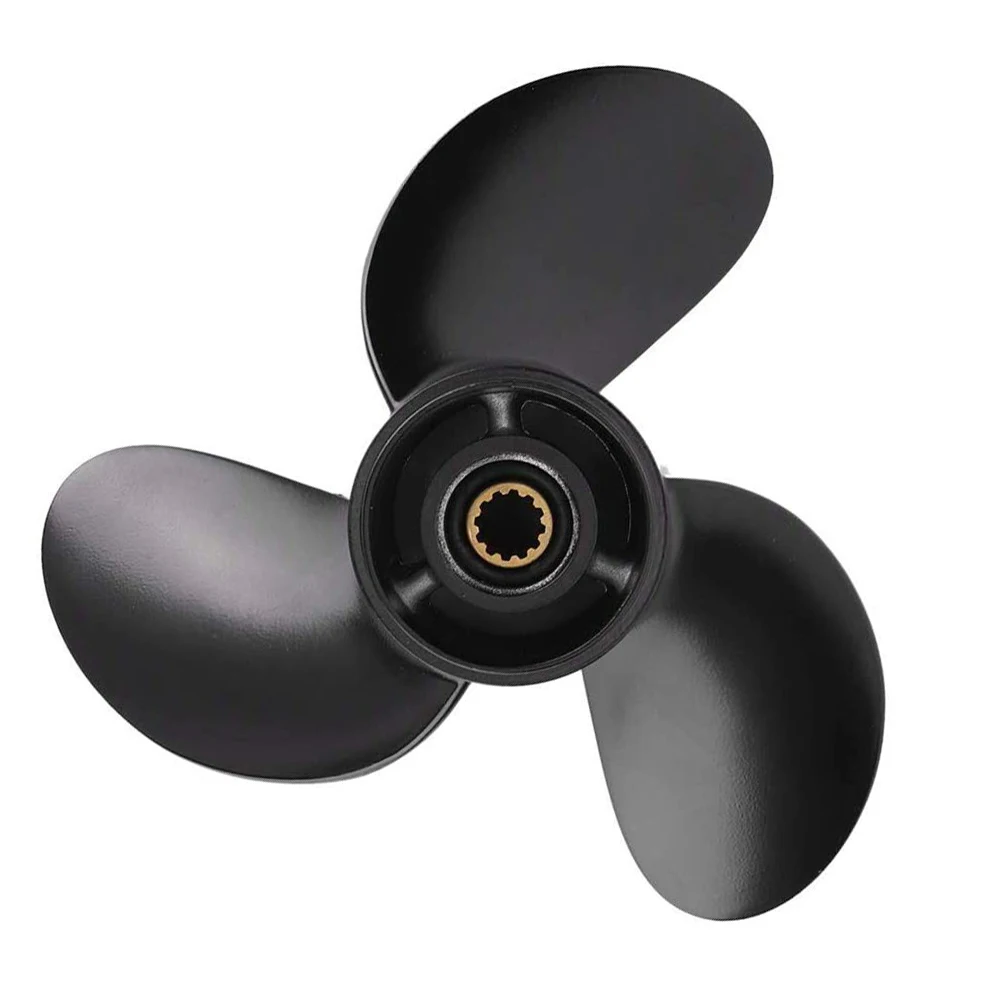 Boat Propeller 8.5" X 9" 3B2W64517-1 Fit for Tohatsu Nissan Mercury Mariner Parsun 8HP-9.8HP 12 Tooth Black
Boat Propeller 8.5" X 9" 3B2W64517-1 Fit for Tohatsu Nissan Mercury Mariner Parsun 8HP-9.8HP 12 Tooth Black