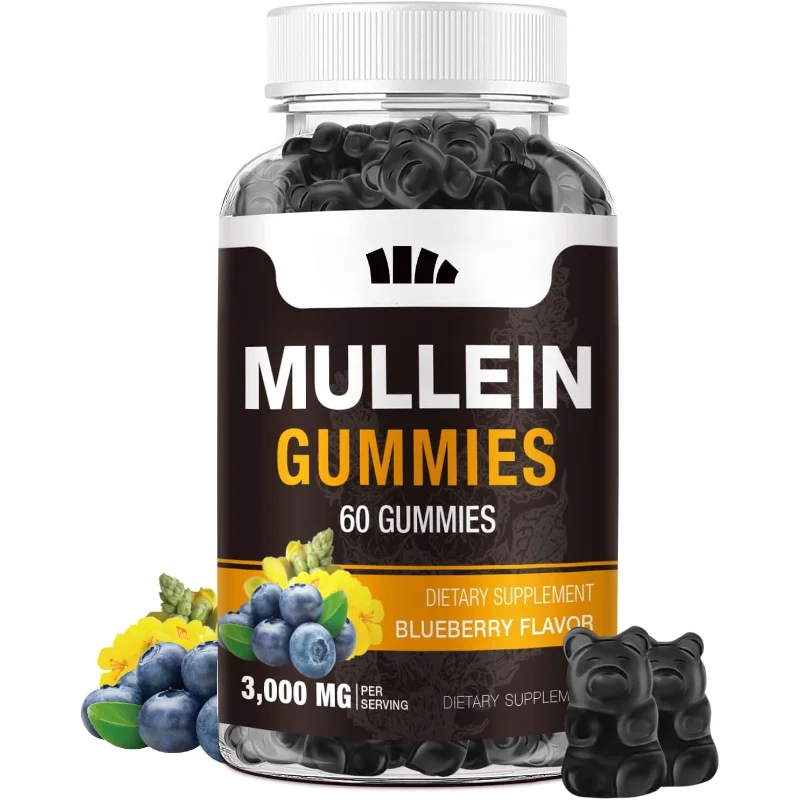 7-in-1 Pure Herbal Mullein Leaf Extract, Elderberry, Turmeric, Mint for Respiratory and Immune Support (60 Capsules)
7-in-1 Pure Herbal Mullein Leaf Extract, Elderberry, Turmeric, Mint for Respiratory and Immune Support (60 Capsules)