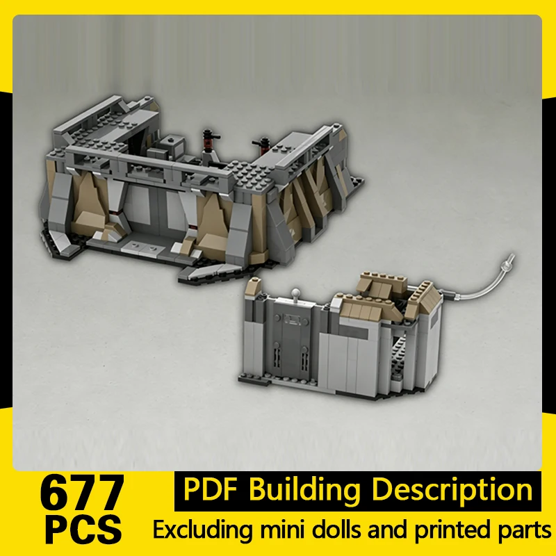 Star Movies Model MOC Building Bricks Space Military Bunker Modular Technology Gifts Holiday Assemble Children Toys Suit
Star Movies Model MOC Building Bricks Space Military Bunker Modular Technology Gifts Holiday Assemble Children Toys Suit