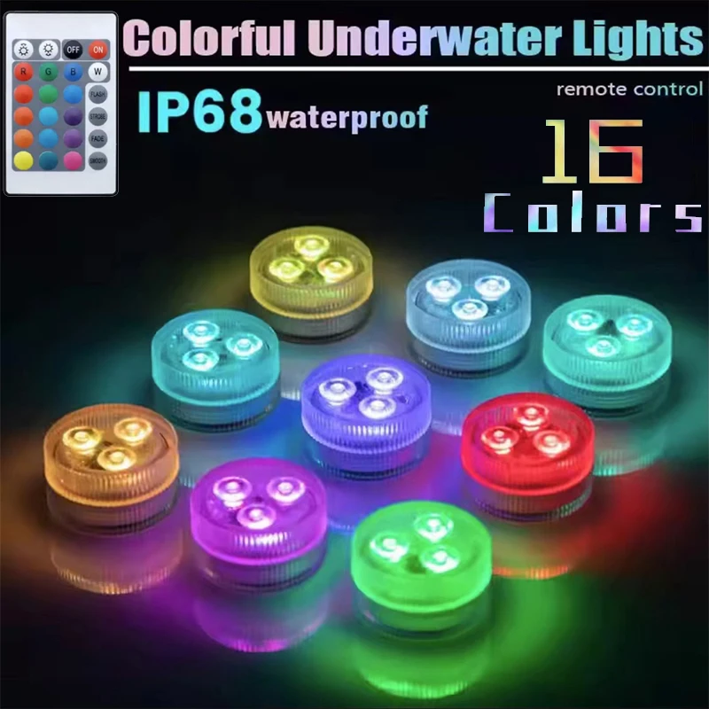 3Led Swimming Pool Light Remote Control RGB Dive Fish Light LED Underwater Lamp Ship/Car Decorative Lamp for Vase Aquarium
3Led Swimming Pool Light Remote Control RGB Dive Fish Light LED Underwater Lamp Ship/Car Decorative Lamp for Vase Aquarium