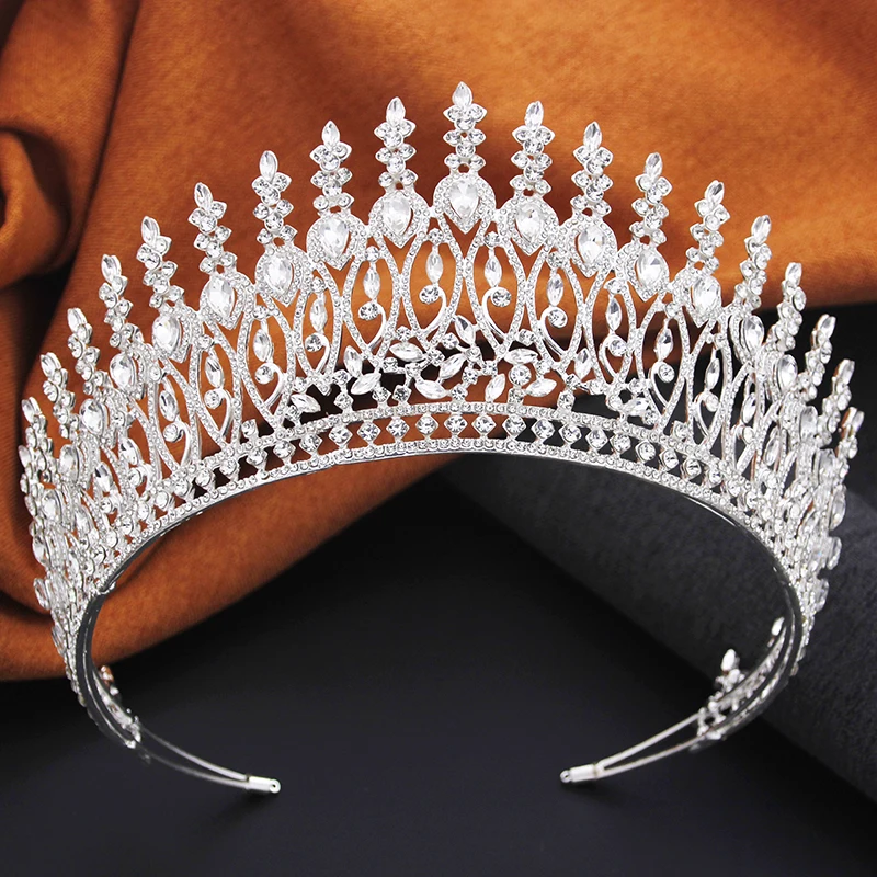 Baroque Big Tiaras and Crowns for Queen Elegant Wedding Headwear for Brides Pageant Head Crown Jewelry Accessories
Baroque Big Tiaras and Crowns for Queen Elegant Wedding Headwear for Brides Pageant Head Crown Jewelry Accessories