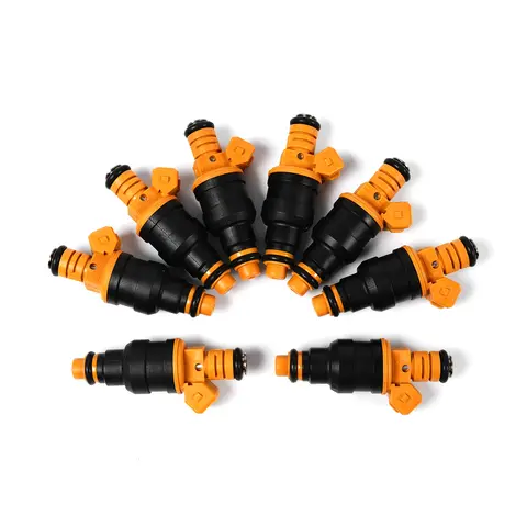 8pcs 280150943 Fuel Injectors Flow Matched Set for Ford F150 F250 F350 Lincoln V8 4.6 5.0 5.4 5.8 Car Engine Accessories Replacement Parts US Warehouse Replace OE 0280150939, 0280150909, F0TED5B, 0280150556, 0280150718, 822-11111,822-11124