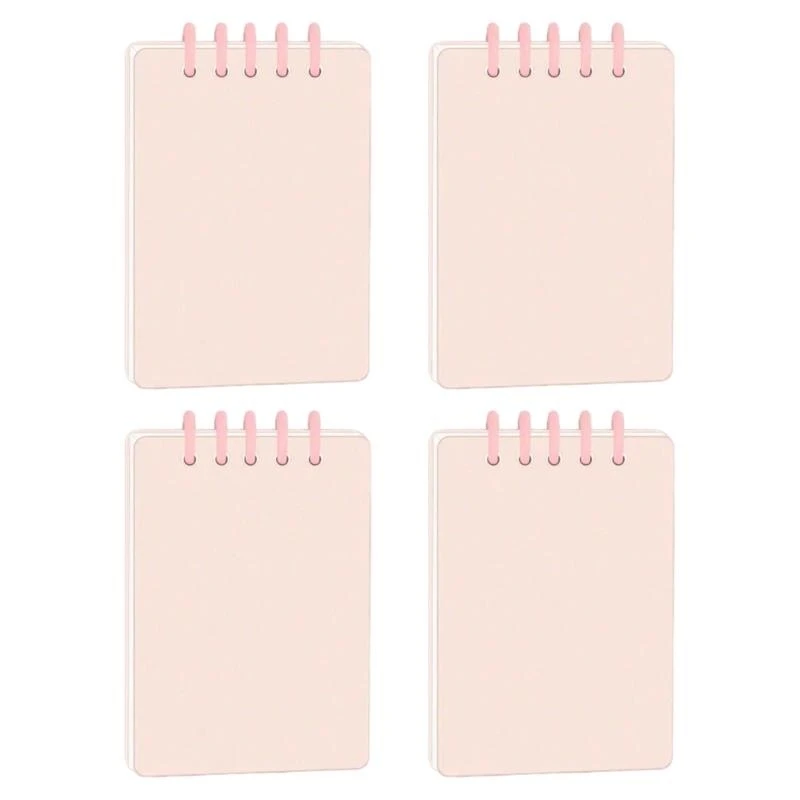 4Pcs Twin Coil Binding Notebook 160 Page Lined Pocket Notepads Small Notebook Writing Pad for Writing Drawing Sketching
4Pcs Twin Coil Binding Notebook 160 Page Lined Pocket Notepads Small Notebook Writing Pad for Writing Drawing Sketching