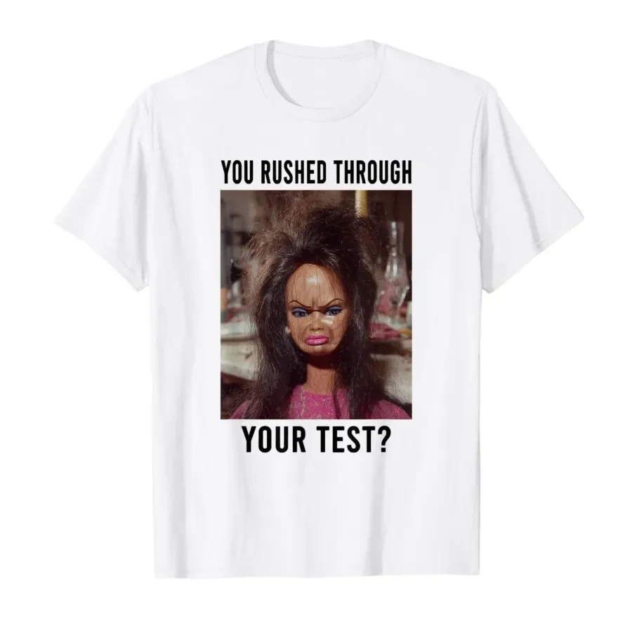 You Rushed Through Your Test Funny Test Day Teacher Meme T-shirt For Men Women 100% Cotton T Shirts Short Sleeve Tops 0406-2
You Rushed Through Your Test Funny Test Day Teacher Meme T-shirt For Men Women 100% Cotton T Shirts Short Sleeve Tops 0406-2