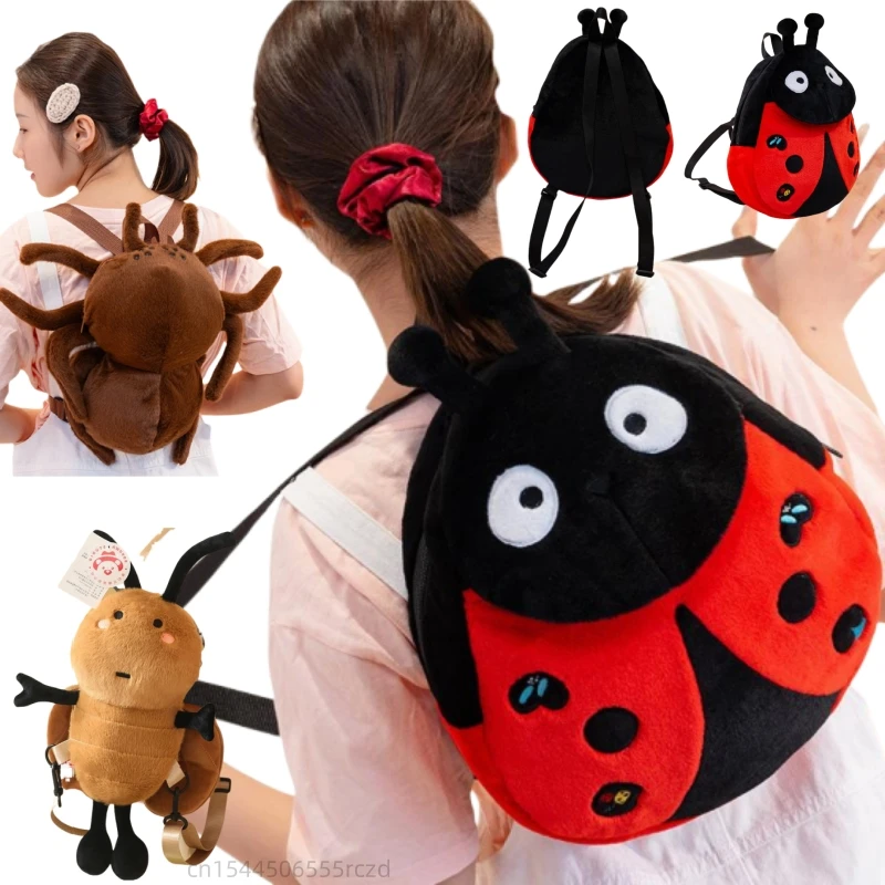 Lifelike Insect Plush Doll Backpack Cartoon Ladybird Spider Cockroach Oyster Plush Toy Home Decoration Gift For Boys And Girls
Lifelike Insect Plush Doll Backpack Cartoon Ladybird Spider Cockroach Oyster Plush Toy Home Decoration Gift For Boys And Girls