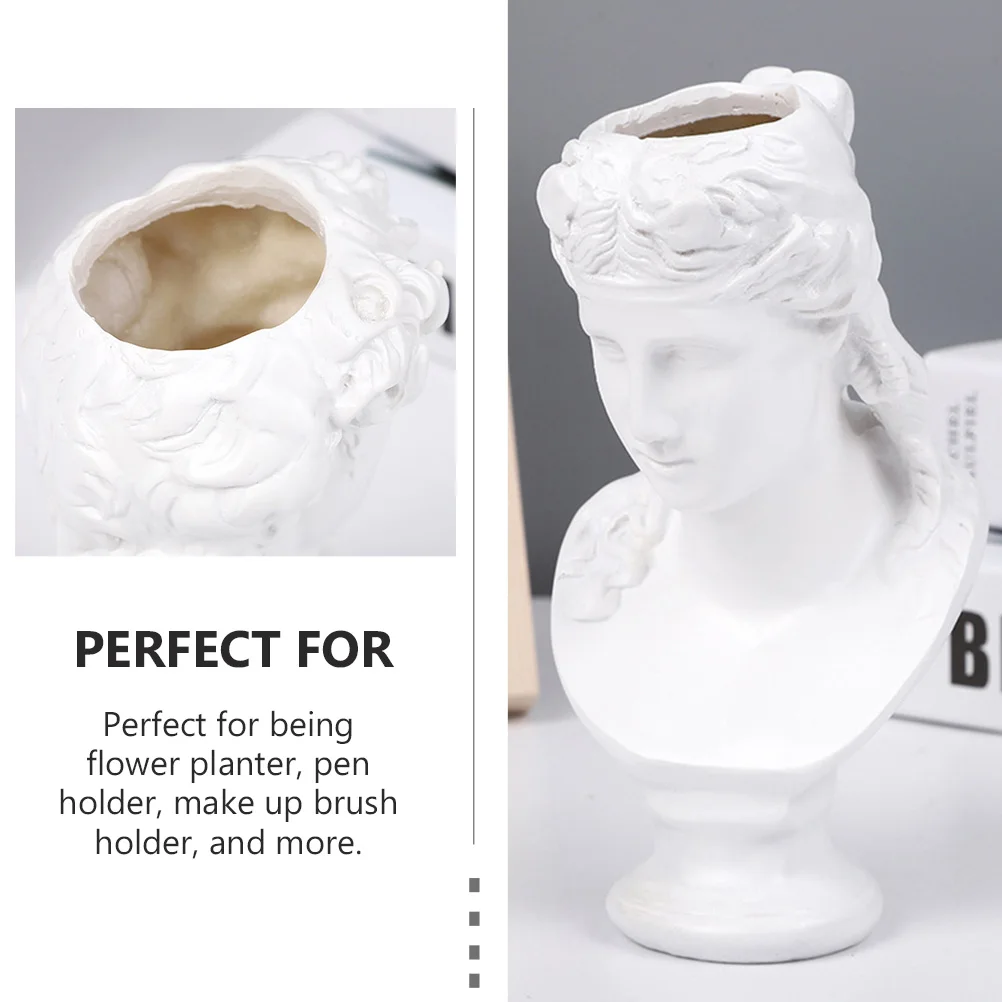 1pcs Creative Resin David Decor Pen Holder Makeup Brush Organizer Desktop Storage Succulent Pot Gift For Family Friends
1pcs Creative Resin David Decor Pen Holder Makeup Brush Organizer Desktop Storage Succulent Pot Gift For Family Friends