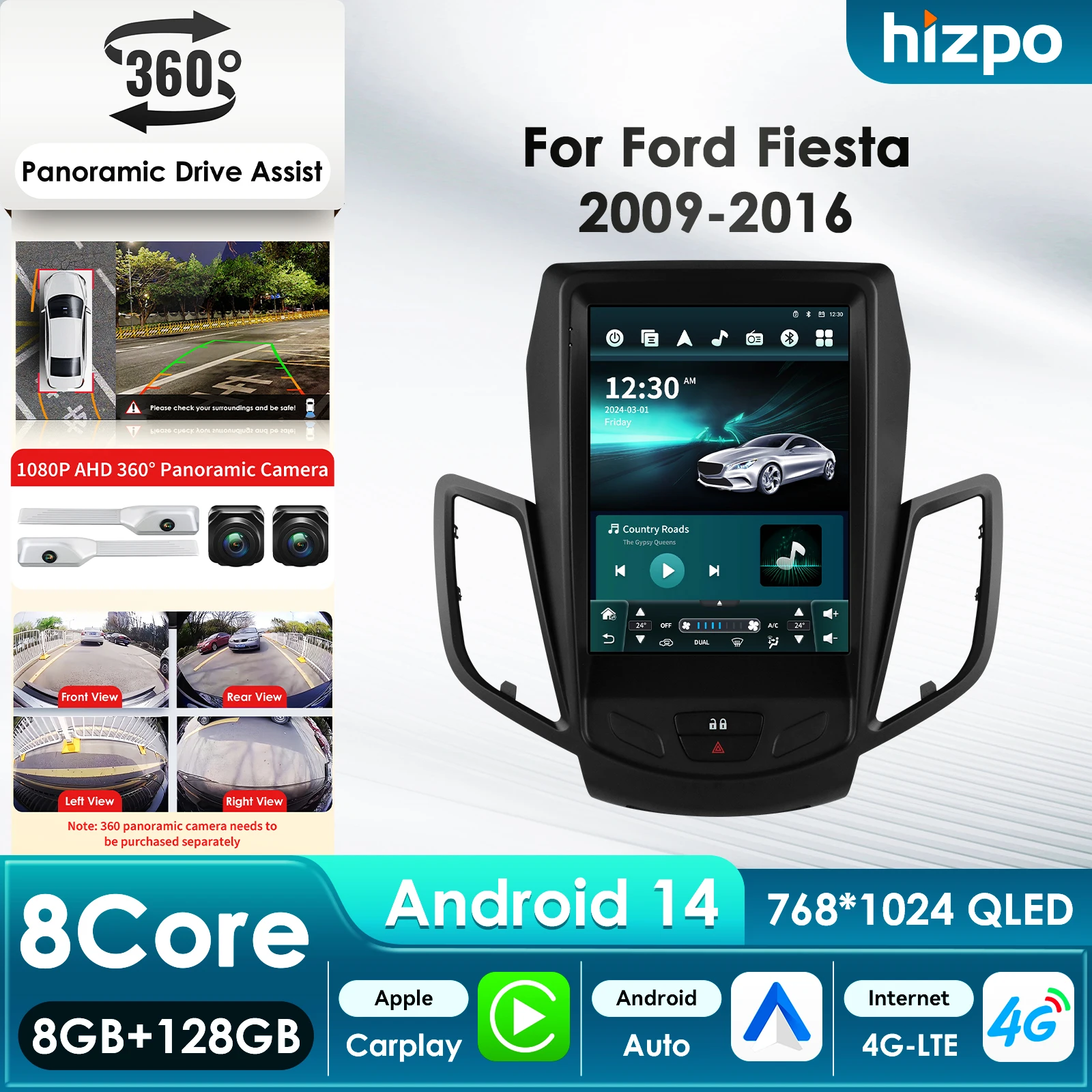 7862 2DIN Android 14 Автомобильный мультимедийный плеер для Ford Fiesta 2009-2017 SYNC GPS Carplay Авторадио 360Cam 4G AI
7862 2DIN Android 14 Автомобильный мультимедийный плеер для Ford Fiesta 2009-2017 SYNC GPS Carplay Авторадио 360Cam 4G AI
