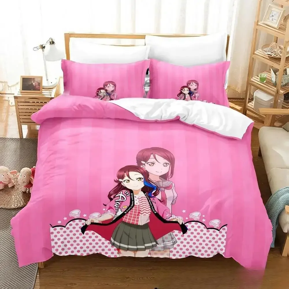 3D-принт аниме LoveLive! Солнце! Комплект постельного белья, пододеяльник, комплект постельного белья, пододеяльник, наволочка, одеяло, королевский размер, размер для мальчиков и взрослых
3D-принт аниме LoveLive! Солнце! Комплект постельного белья, пододеяльник, комплект постельного белья, пододеяльник, наволочка, одеяло, королевский размер, размер для мальчиков и взрослых