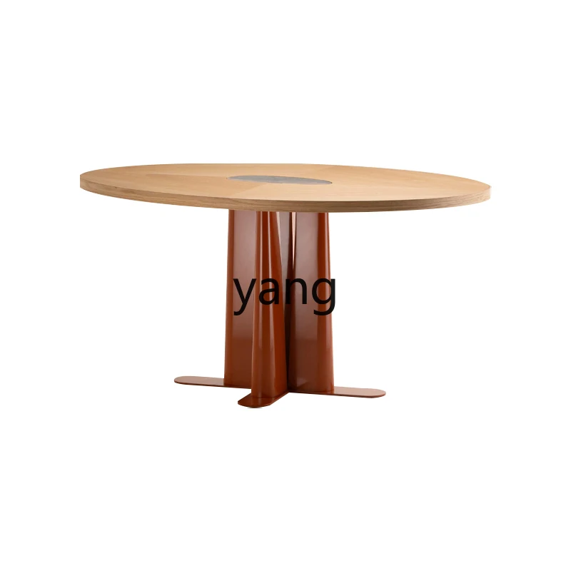 LMM medieval solid wood round table household simple light luxury round dining table
LMM medieval solid wood round table household simple light luxury round dining table