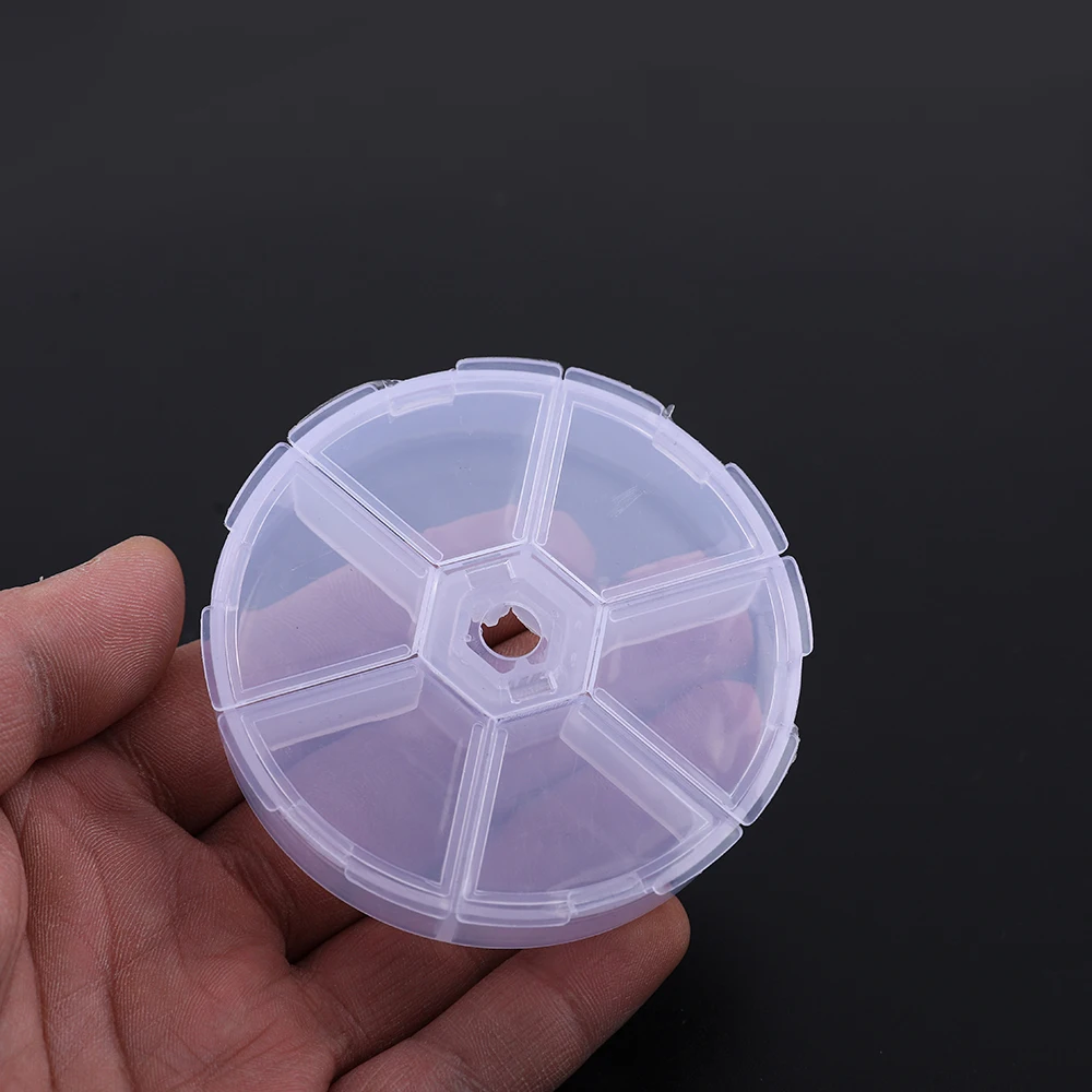 6 Grids Round Plastic Jewelry Boxes Compartment Plastic Organizer Storage Box for Beads Earrings Adjustable Container Box Case
6 Grids Round Plastic Jewelry Boxes Compartment Plastic Organizer Storage Box for Beads Earrings Adjustable Container Box Case