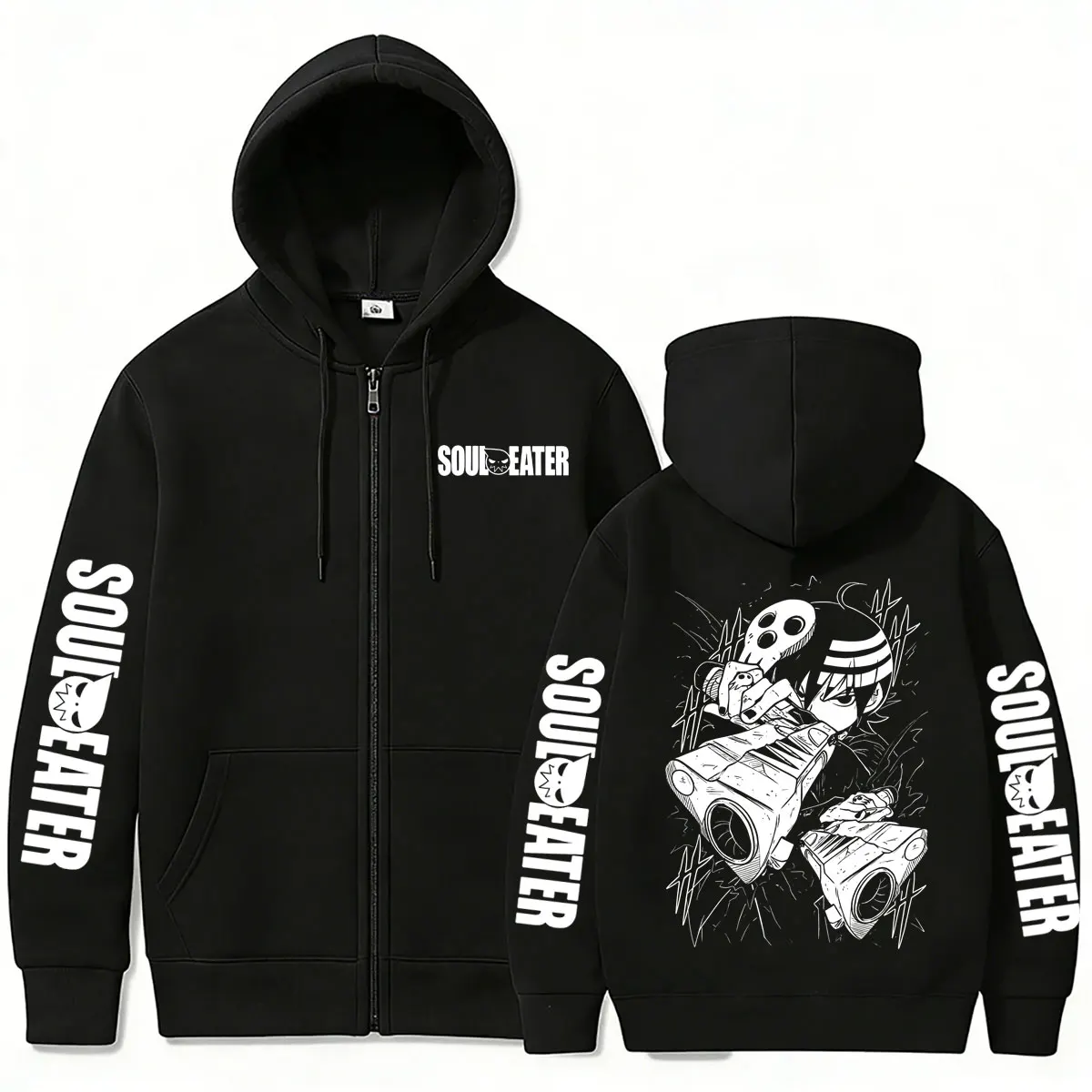 Anime Soul Eater Death The Kid Graphic Zipper Hoodie Men Women Clothing Manga Fashion Streetwear Male Casual Zip Up Jacket Coat
Anime Soul Eater Death The Kid Graphic Zipper Hoodie Men Women Clothing Manga Fashion Streetwear Male Casual Zip Up Jacket Coat