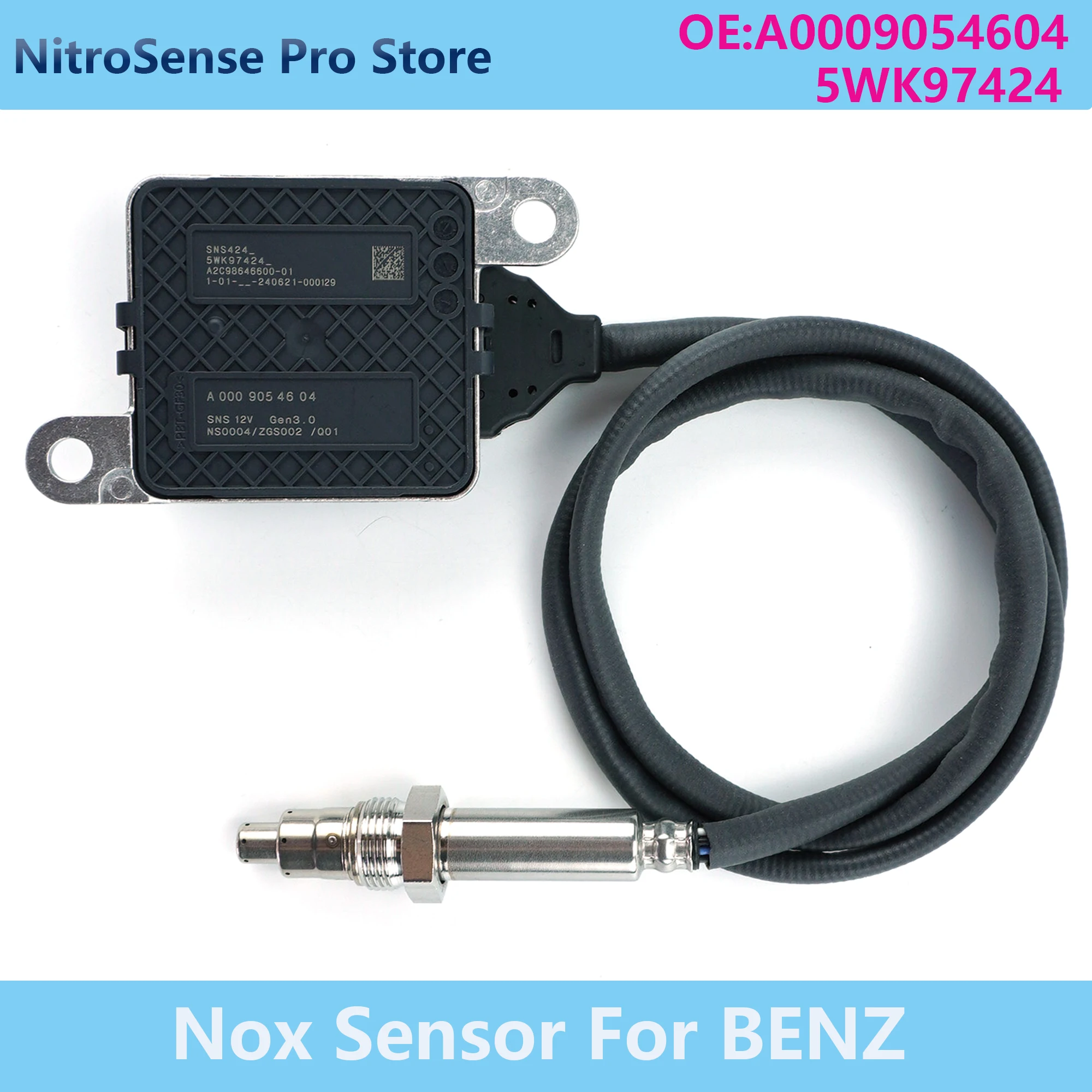 A0009054604 5WK97424 5WK9 7424 New Nitrogen Oxide Sensor Nox Sensor for Mercedes-Benz Sprinter 2500 E-CLASS W213 W238 CLS W257
A0009054604 5WK97424 5WK9 7424 New Nitrogen Oxide Sensor Nox Sensor for Mercedes-Benz Sprinter 2500 E-CLASS W213 W238 CLS W257