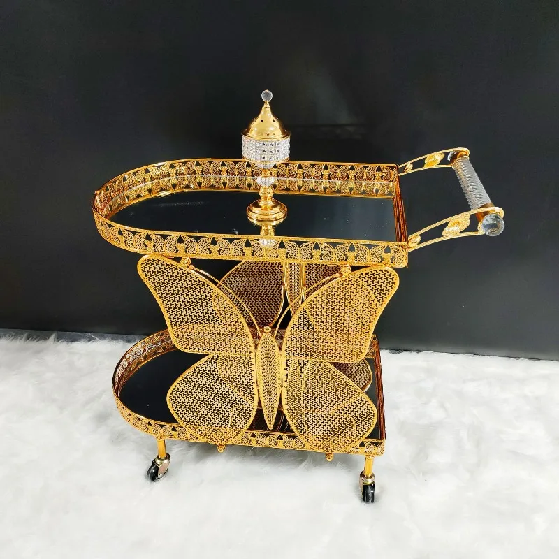 High-end Light Luxury Retro Middle East Hot-selling Dessert Cart Restaurant Cart Tea Trolley
High-end Light Luxury Retro Middle East Hot-selling Dessert Cart Restaurant Cart Tea Trolley