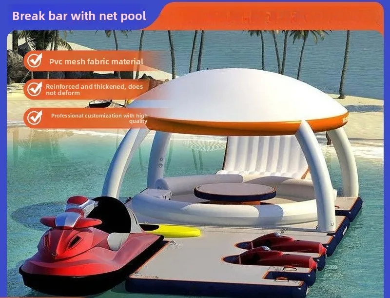 Inflatable Floating Bar & Lounge Platform with Canopy – Premium Water Sofa & Shade Island for Pool, Lake, Beach & Yacht Parties
Inflatable Floating Bar & Lounge Platform with Canopy – Premium Water Sofa & Shade Island for Pool, Lake, Beach & Yacht Parties
