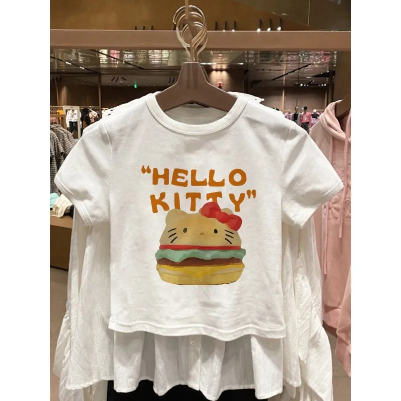Girly Heart Hello Kitty Anime Kawaii Sanrio Ins Short Sleeved Shirt 2025 New Summer Cute Top Coat Clothes Gifts for Kids
Girly Heart Hello Kitty Anime Kawaii Sanrio Ins Short Sleeved Shirt 2025 New Summer Cute Top Coat Clothes Gifts for Kids