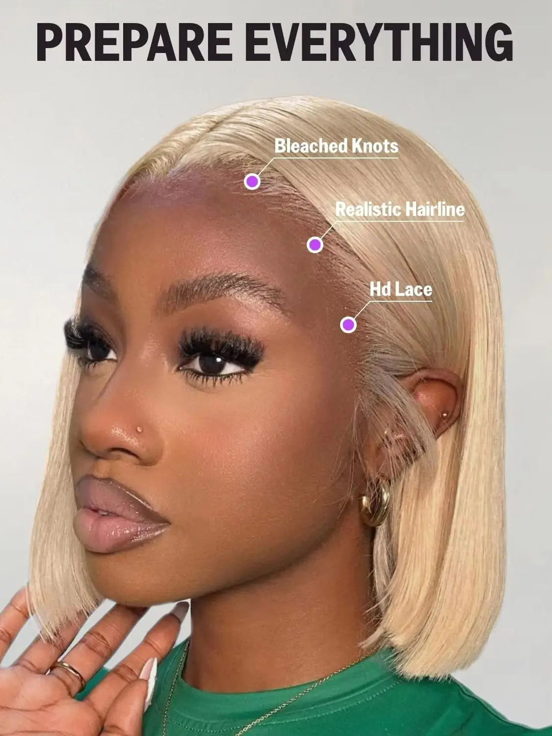 220% Density 13x4 HD Lace Frontal Human Hair Wigs #613 Honey Blonde Bone Straight Short Bob Wig
220% Density 13x4 HD Lace Frontal Human Hair Wigs #613 Honey Blonde Bone Straight Short Bob Wig