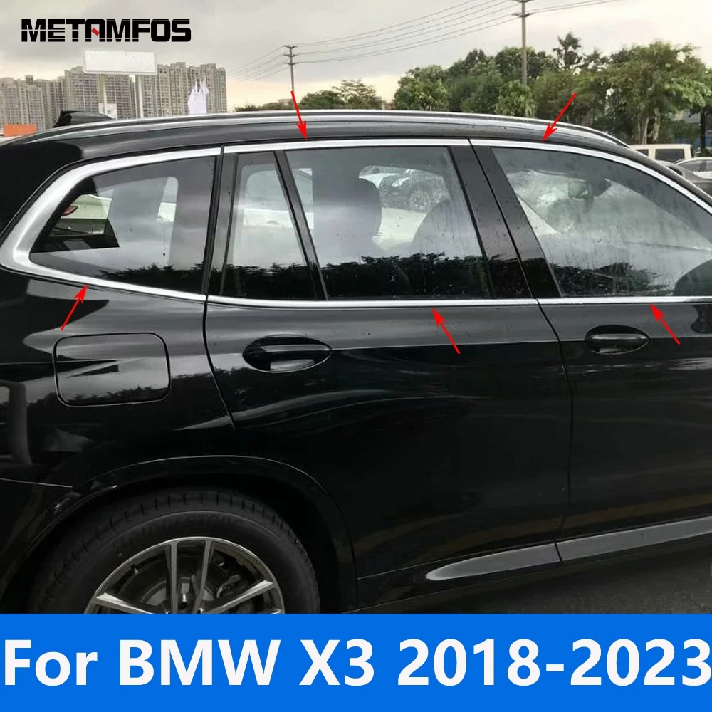 For BMW X3 2018-2020 2021 2022 2023 Stainless Steel Upper Lower Window Sill Frame Strip Trim Sticker Accessories Car Styling
For BMW X3 2018-2020 2021 2022 2023 Stainless Steel Upper Lower Window Sill Frame Strip Trim Sticker Accessories Car Styling