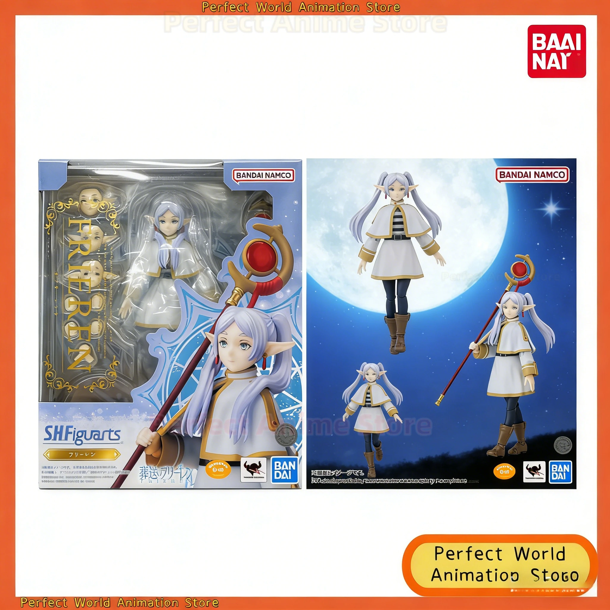 Bandai S.H.Figuarts Frieren: Beyond Journey's End, Millennium Mage, Elf, Action Figure
Bandai S.H.Figuarts Frieren: Beyond Journey's End, Millennium Mage, Elf, Action Figure
