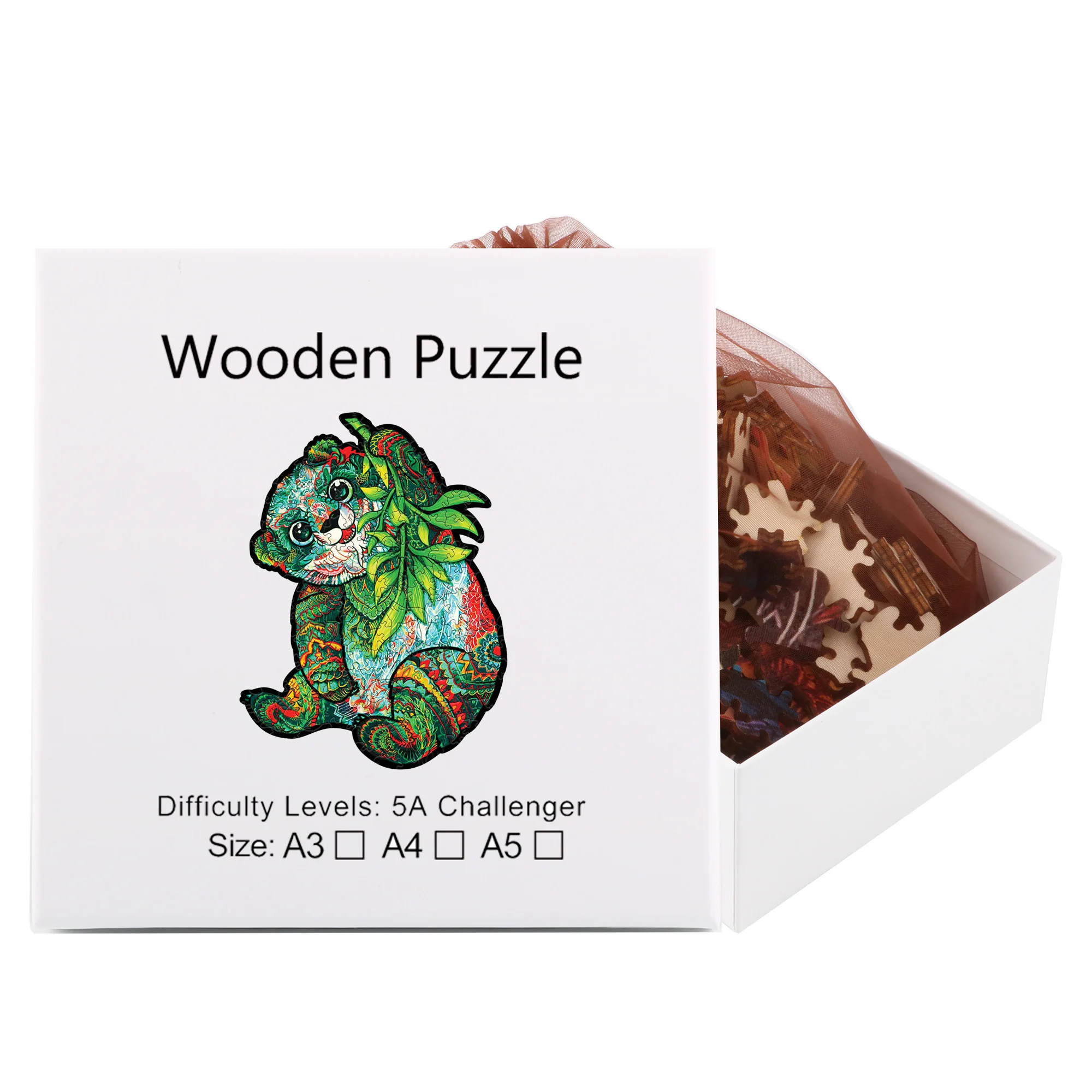 Red Panda Wooden Jigsaw Puzzle for Adults Bamboo Animal Shaped Puzzle Irregular Wooden Brain Teaser Gift Decor
Red Panda Wooden Jigsaw Puzzle for Adults Bamboo Animal Shaped Puzzle Irregular Wooden Brain Teaser Gift Decor