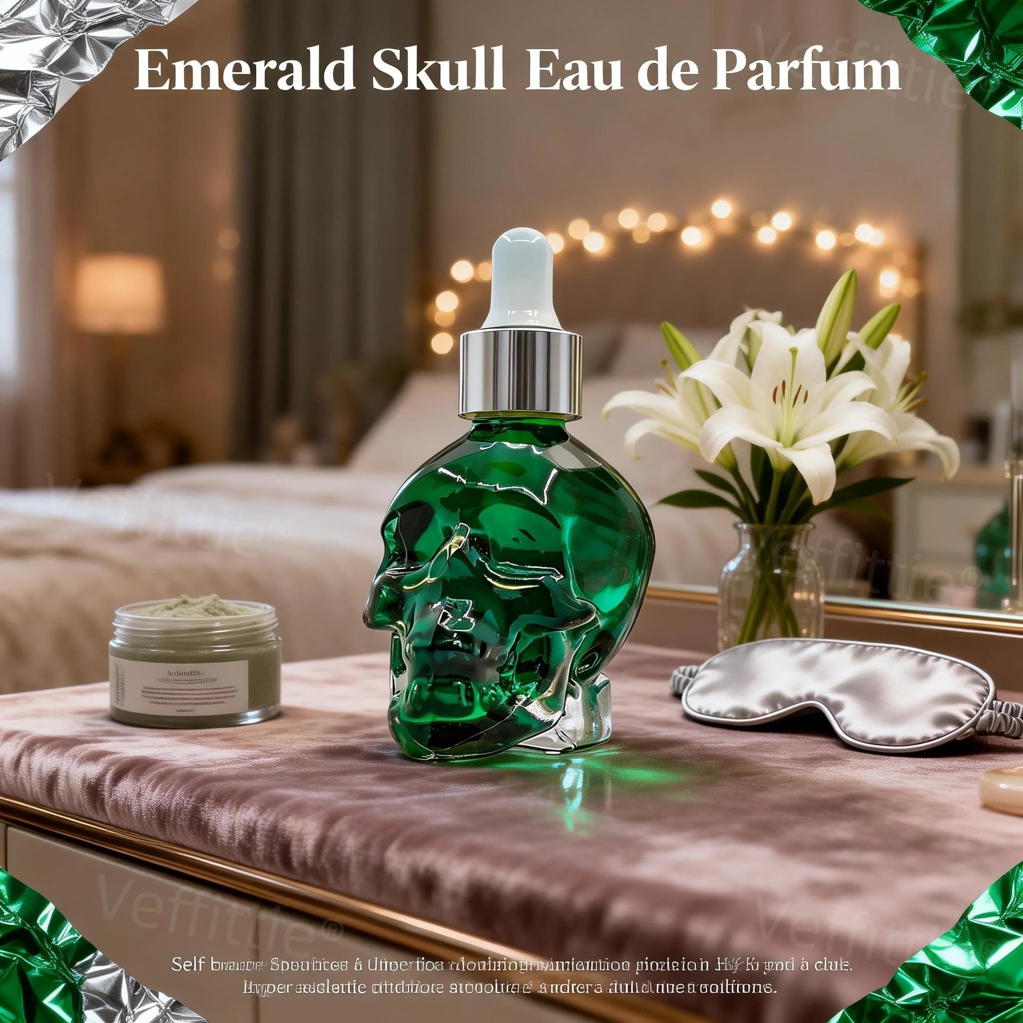 Cozy Amber Vanilla Calm Fragrance, Long Lasting Warm Spicy Tones, Green Skull Bottle, Indoor Leisure Wear, Cozy Domestic Vibe
Cozy Amber Vanilla Calm Fragrance, Long Lasting Warm Spicy Tones, Green Skull Bottle, Indoor Leisure Wear, Cozy Domestic Vibe