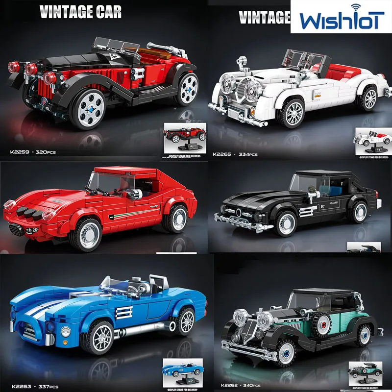 Конструктор MOC: Винтажная модель автомобиля с подставкой для демонстрации, классический набор для сборки, коллекционная игрушка для мальчиков, кирпичики, праздничный подарок
Конструктор MOC: Винтажная модель автомобиля с подставкой для демонстрации, классический набор для сборки, коллекционная игрушка для мальчиков, кирпичики, праздничный подарок