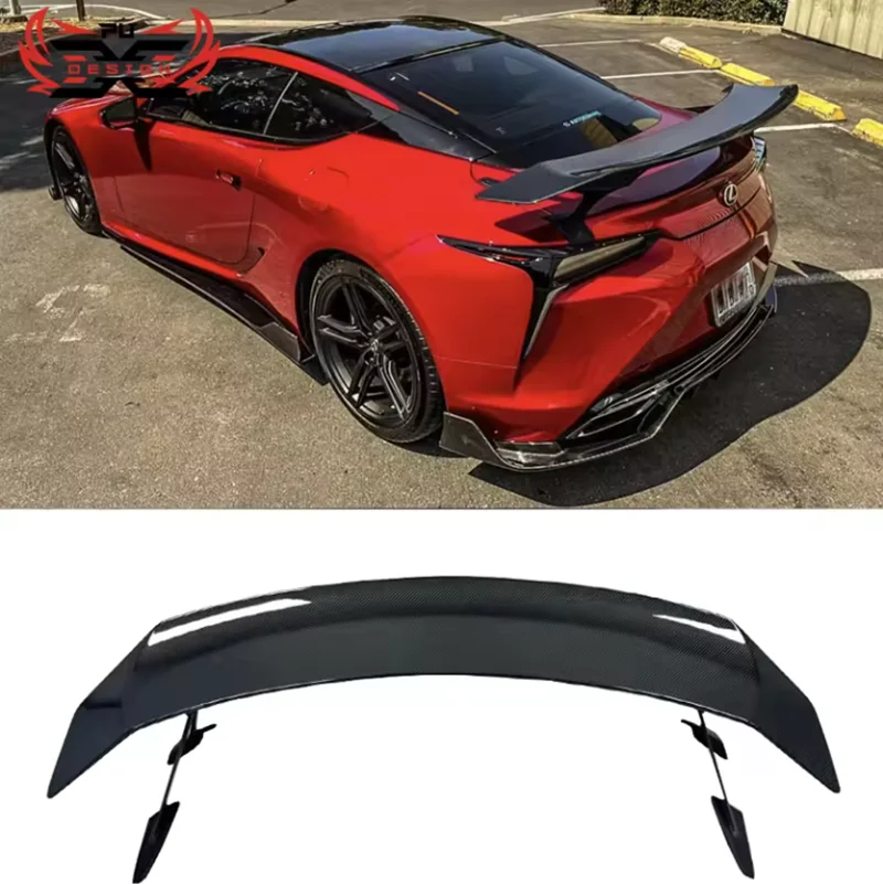 Сухое углеродное волокно для Lexus LC500 LC500H V-стиль, заднее крыло, задний спойлер, багажник, клапан, комплект для выступлений, комплекты кузова
Сухое углеродное волокно для Lexus LC500 LC500H V-стиль, заднее крыло, задний спойлер, багажник, клапан, комплект для выступлений, комплекты кузова