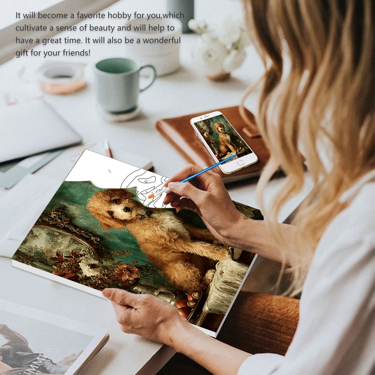 SDOYUNO Painting By Numbers For Beginner dog Animals Markers By Numbers 20X30cm diy Frame Acrylic Paints Easy Wall Art Picture
SDOYUNO Painting By Numbers For Beginner dog Animals Markers By Numbers 20X30cm diy Frame Acrylic Paints Easy Wall Art Picture