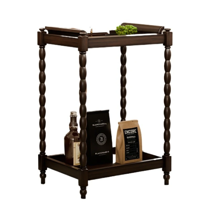 French retro sofa square solid wood coffee table movable living room simple bedside table
French retro sofa square solid wood coffee table movable living room simple bedside table