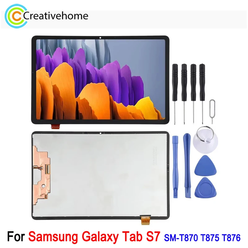 11-дюймовый ЖК-экран для Samsung Galaxy Tab S7 SM-T870 T875 T876, ЖК-дисплей для планшета, ремонт сенсорного экрана, запасная часть
11-дюймовый ЖК-экран для Samsung Galaxy Tab S7 SM-T870 T875 T876, ЖК-дисплей для планшета, ремонт сенсорного экрана, запасная часть